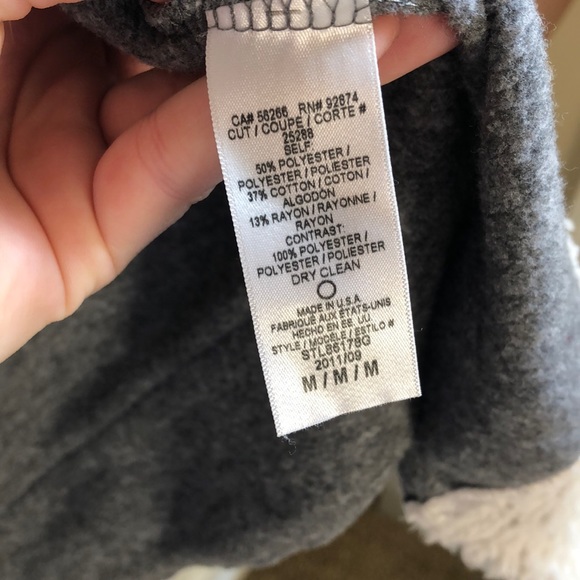 Splendid Fleece Sherpa Moto Jacket Medium - Picture 5 of 6